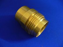 Fixed End ARG 2.5" Machined Brass 2.5" Pipe Socket